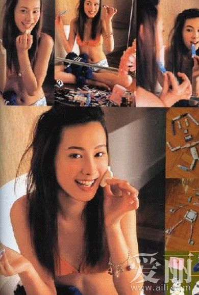 梁洛施出道前喷血照曝光